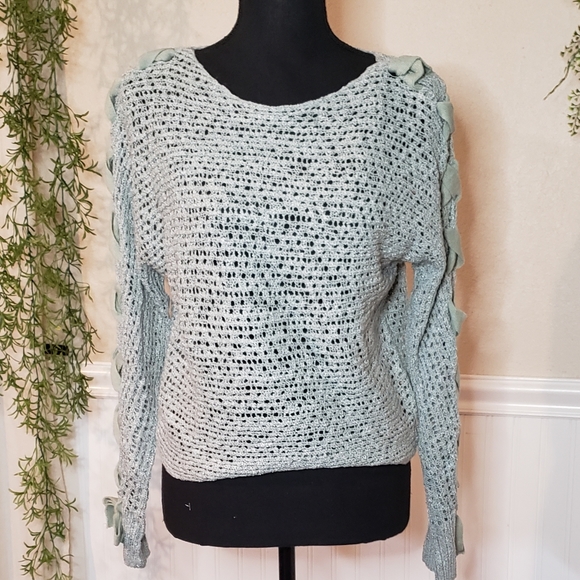 Rewind Sweaters - 5 for $25 NWT sweater with lace up sleeves